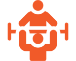 Gym workout icon